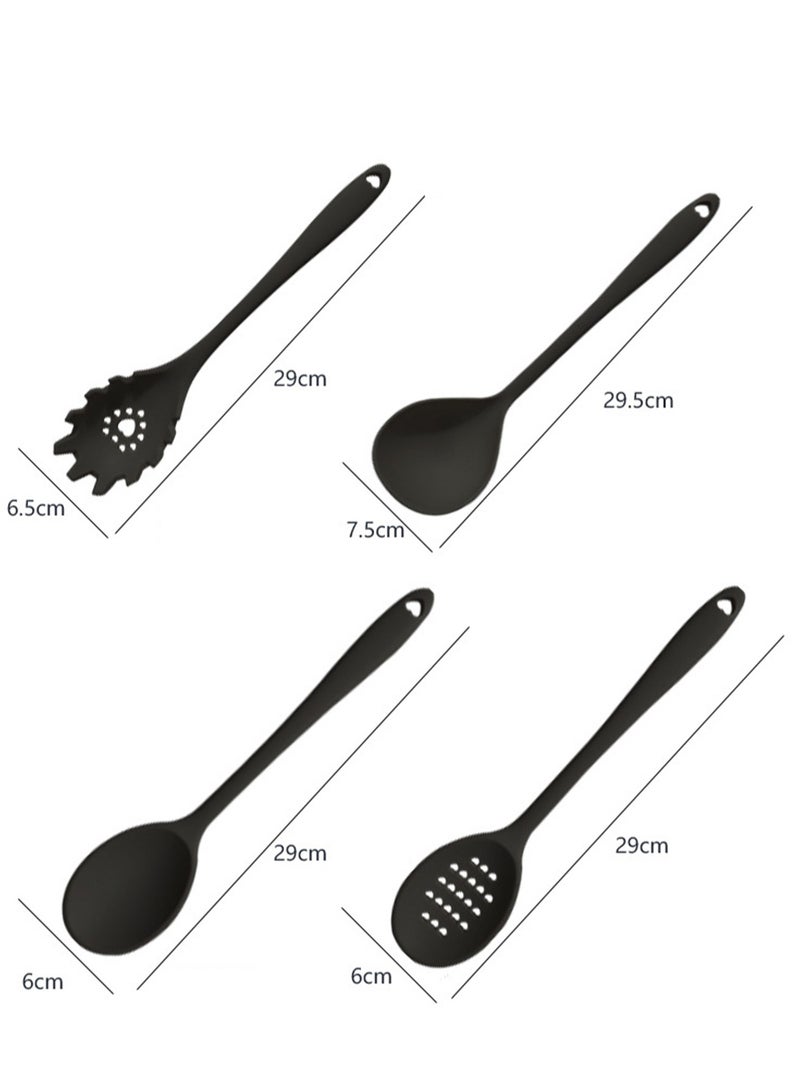 Silicone Spatula Soup Spoon 18-piece Set Non-stick Silicone Spatula Food Grade Silicone Spatula Silicone Kitchenware Set - Image 2