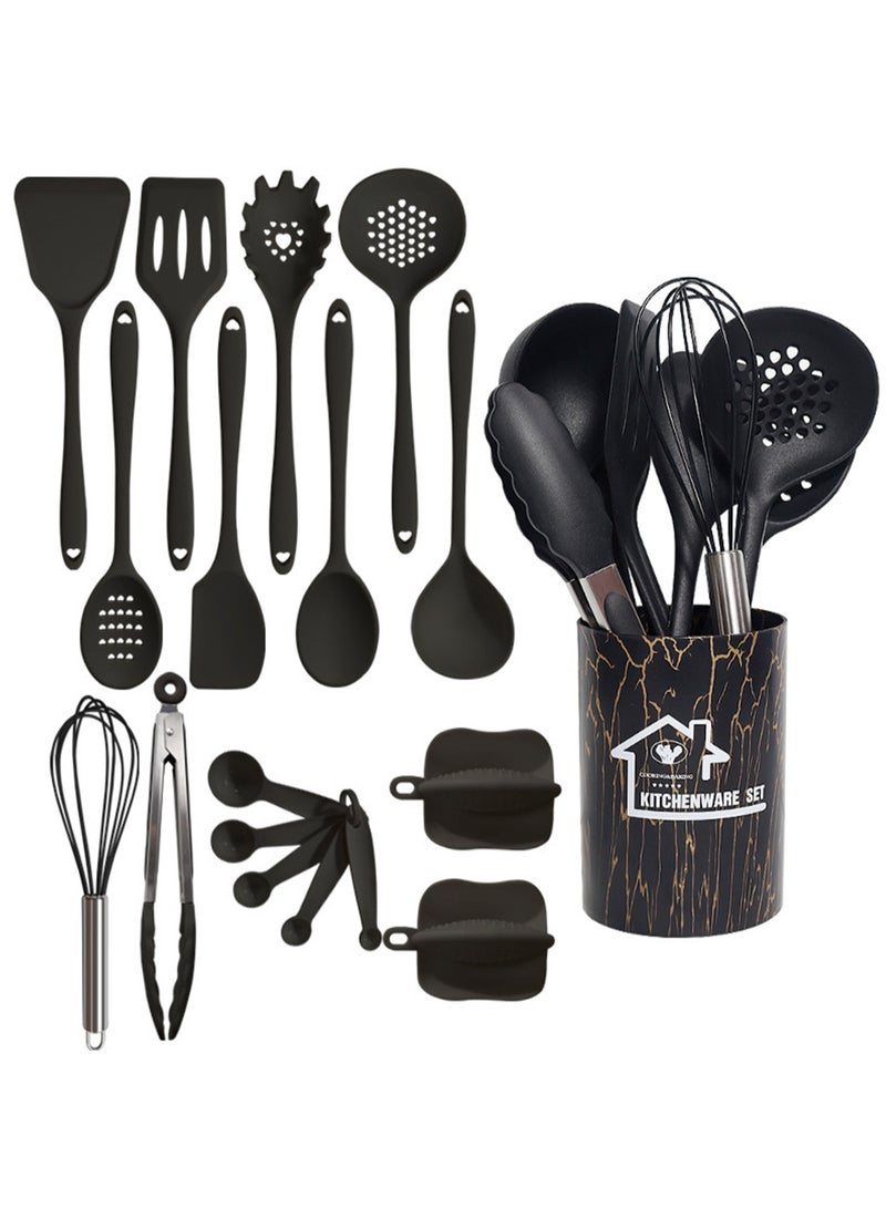 Silicone Spatula Soup Spoon 18-piece Set Non-stick Silicone Spatula Food Grade Silicone Spatula Silicone Kitchenware Set - Image 1