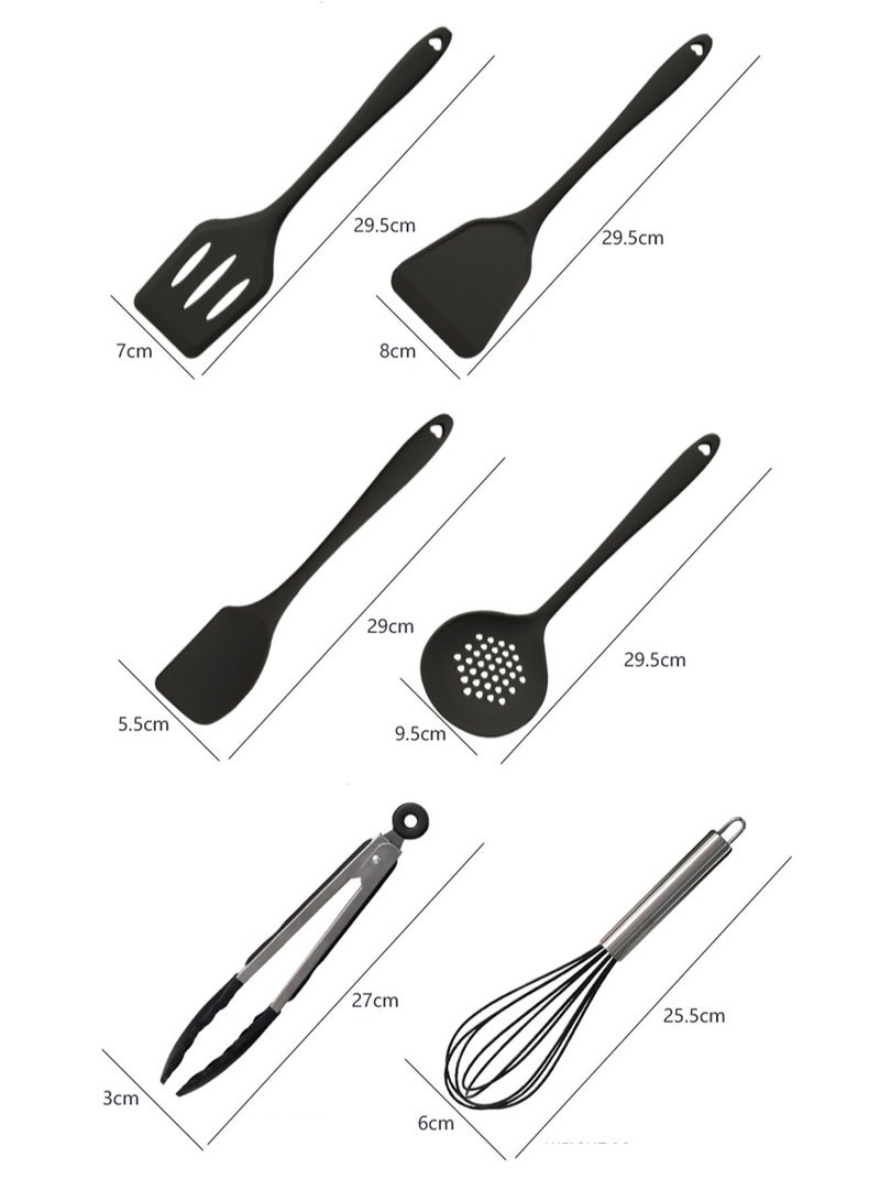Silicone Spatula Soup Spoon 18-piece Set Non-stick Silicone Spatula Food Grade Silicone Spatula Silicone Kitchenware Set - Image 4
