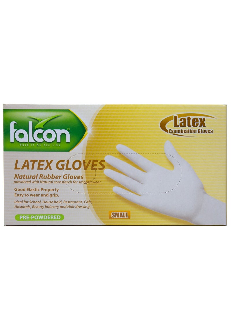 Falcon Falcon Latex Gloves Small 100pcs