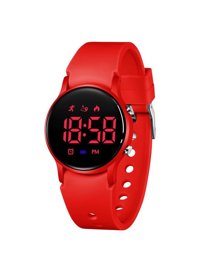 BEN NEVIS NN BEN NEVIS Kids Watch for Boys Girls Waterproof Digital Watch for Kids with Pedometer, Vibration Alarm Clock, Stopwatch, Calendar, No App for Ages 5-18, 05-Red - Image 1