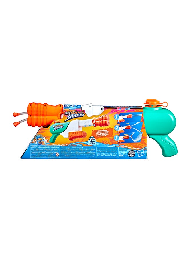Nerf Super Soaker Hydro Frenzy Water Blaster, Wild 3-In-1 Soaking Fun, Adjustable Nozzle, 2 Water-Launching Tubes - Image 2