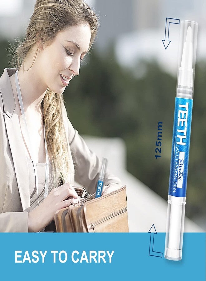 Pankoo Teeth Whitening Pen 4+1(5 Pack), 70+ Treatments, Use Twice a Day Up to 1-6 Shade Whiter in 1-2 Weeks, 4 Whitening Pens plus 1 Desensitizing Pen, Effective, Painless and Enamel Safe Teeth Whitening Gel - Image 5