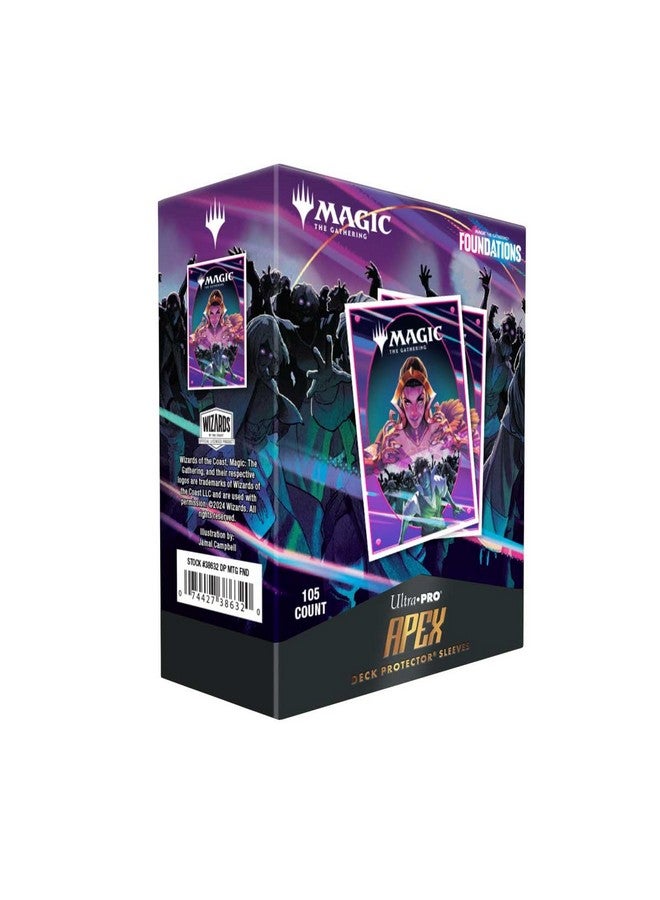 Ultra PRO - Foundations Liliana 105ct APEX Deck Protector™ Sleeves for Magic: The Gathering, Card Sleeves & Top Loaders for Cards - Friendly Trading Card Game Accessories - Durable Deck Sleeves - Image 1