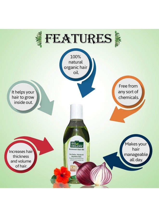 Indus Valley Bio Organic Growout Hair Oil 100Ml - Image 4