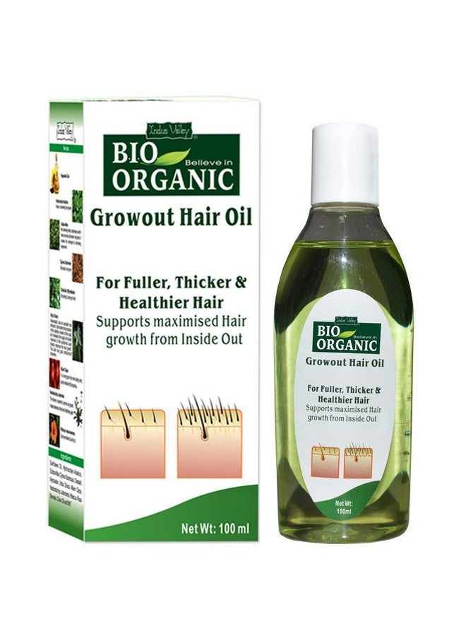 Indus Valley Bio Organic Growout Hair Oil 100Ml - Image 1