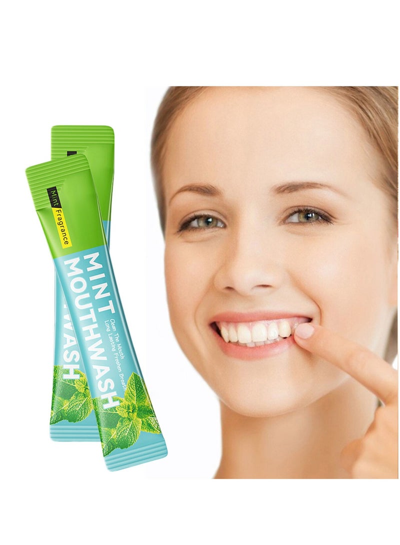 SADOER Portable Disposable Refreshing Mouthwash and Freshener Mint 10ml 20pcs - Image 5