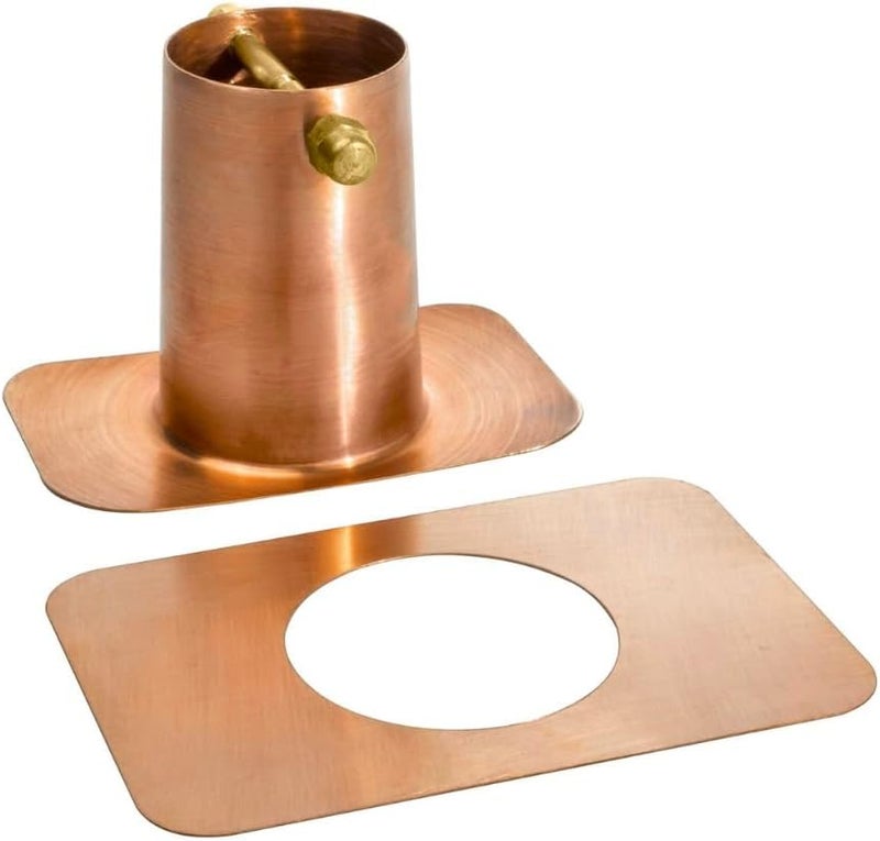 Monarch Rain Chains Pure Copper Gutter Adapter for Rain Chain Installation - Image 4