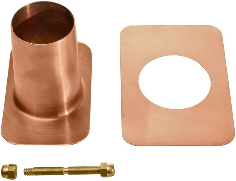 Monarch Rain Chains Pure Copper Gutter Adapter for Rain Chain Installation - Image 3