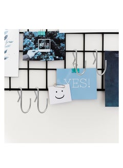 SYOSI S Shaped Metal Hooks Clip, S Shaped Hooks Stainless Steel Metal Hangers,Not Slip Off, Suitable for Indoor and Outdoor Hanging,  Kitchen Lights, Hanging Hooks for DIY Crafts(100 Pieces) Silver  - Image 5