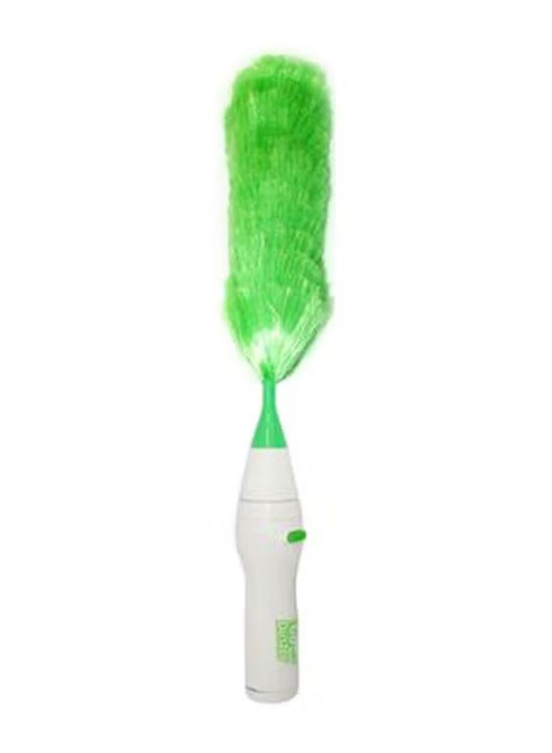Hand-Held Electric Feather Spin Home Duster, Electronic Motorized Cleaning Brush Green/White,Electric Feather Spin Motorised Cleaning Brush Home Duster,Household Multifunctional Electric Feather Remove Dirt Set Motorized Cleaner Spin. - Image 5