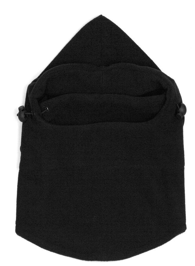 Eforstore Men's 6 In 1 Thermal Fleece Balaclava Hat Hood Police Swat Ski Bike Wind Stopper Mask New Caps, Free Size, Black - Image 5