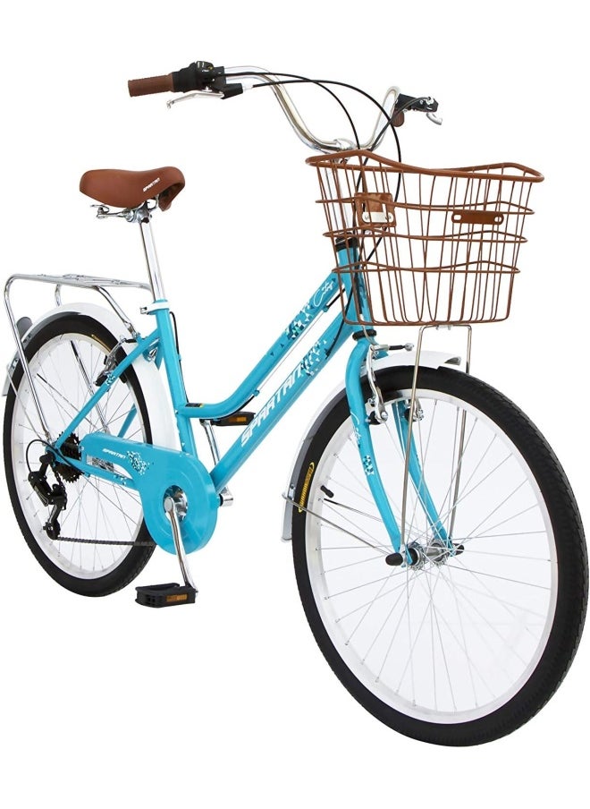 Spartan 24 City Bike -Bicycle Teal, Sp-3024  - Image 1