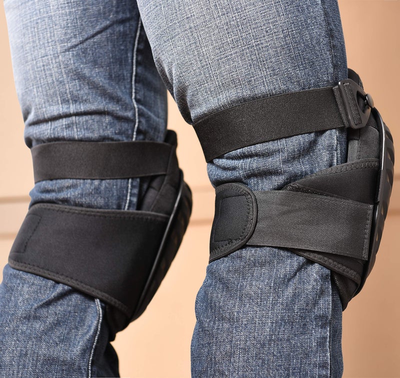 BALENNZ Professional Knee Pads for Work - Heavy Duty Foam Padding Gel Construction Knee Pads with Strong Double Straps â€“ Comfortable Knee Protection for Indoor and Outdoor Use (Knee High) - Image 4