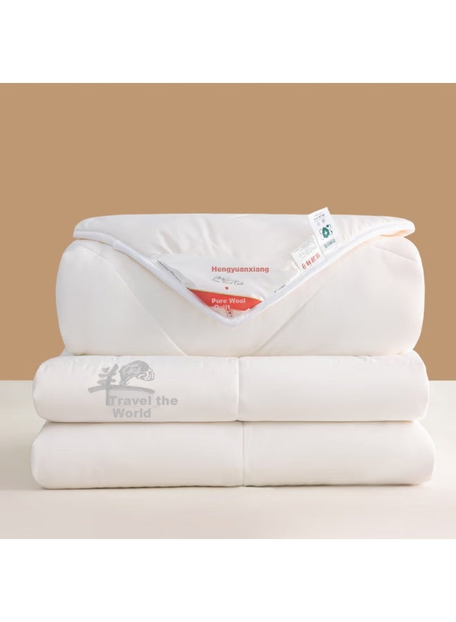 100% Australian Wool Comforter, Thick Winter Quilt, 6 Jin Weight, 1.5X2M Size - Image 2
