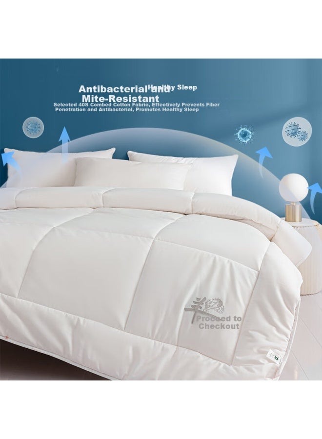 100% Australian Wool Comforter, Thick Winter Quilt, 6 Jin Weight, 1.5X2M Size - Image 1