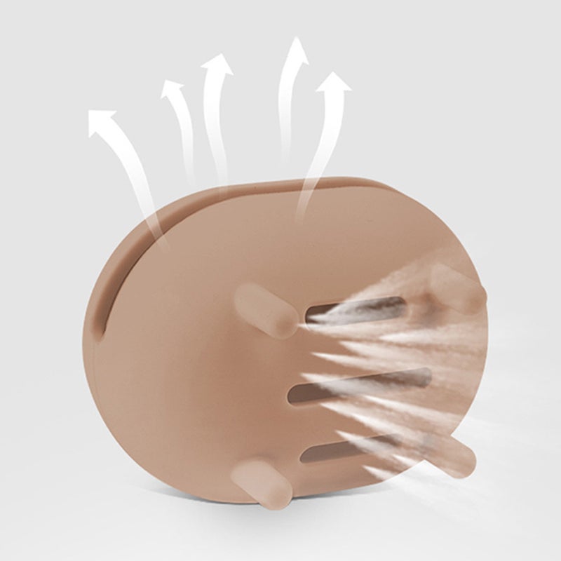 💄 منظم اسفنجات التجميل بتصميم ثقوب للحفاظ على نظافتها للاستخدام اليومي - Image 4