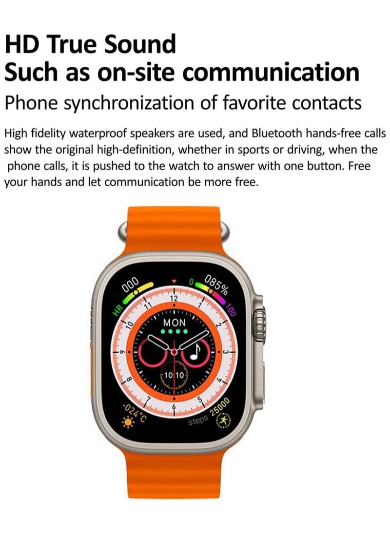 ELTRAZONE - HK 8Pro Max Open AI and Chat GPT Support Multifunctional Smart watch ultra 49mm with Wireless Charger For Mens and Women's - Image 1