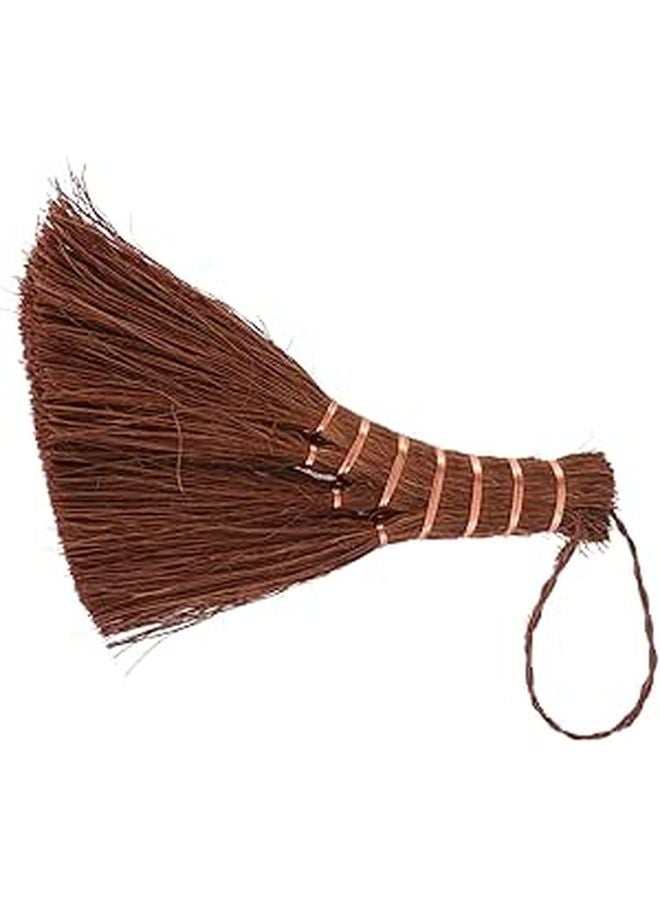 Natural Palm Mini Broom Soft Bristles Compact Cleaning Brush For Home Tea Tray Dust - Image 1