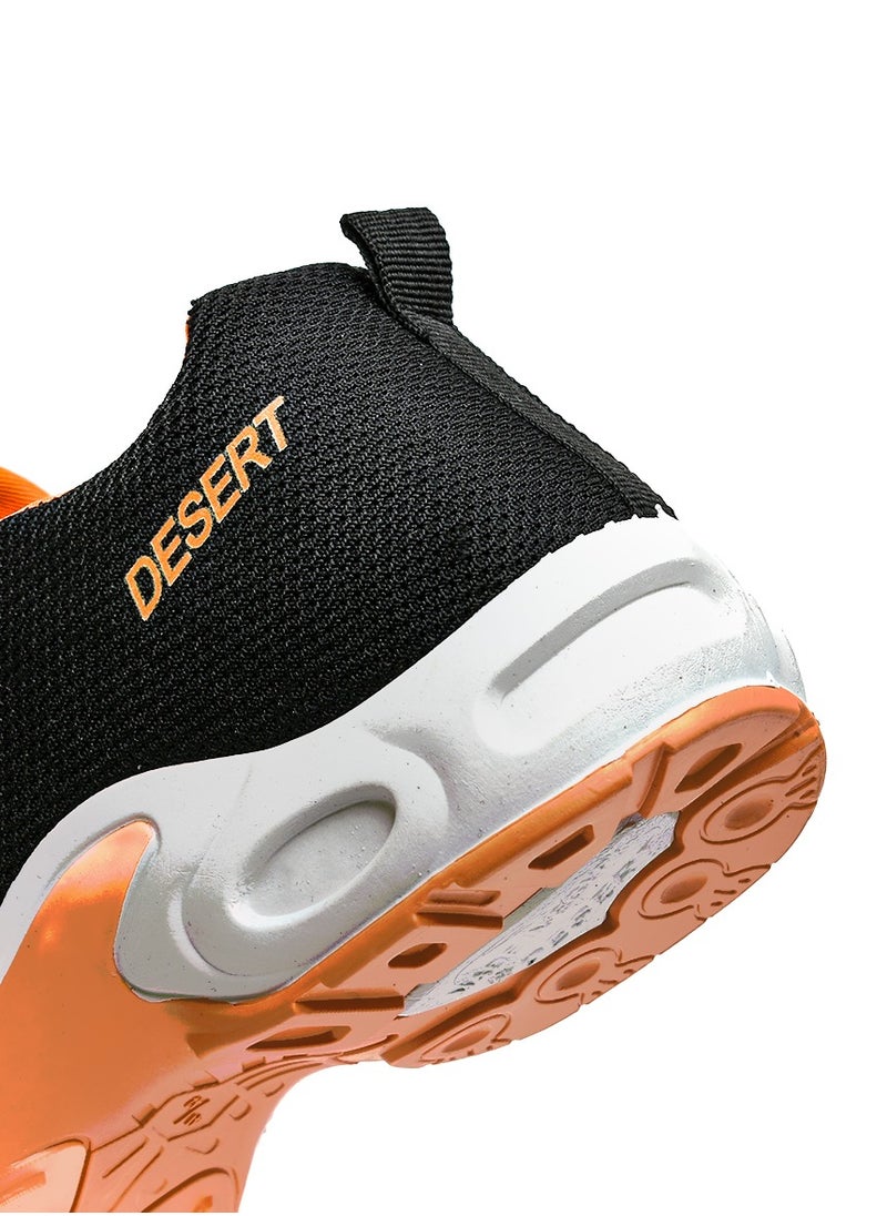 Sportive Canvas Lace-up Sneakers For Men