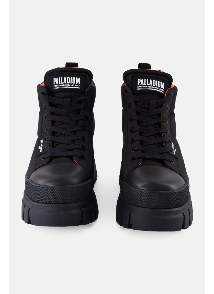 PALLADIUM Women Medium Revolt Overcush Lace Up Boots, Black  - Image 2