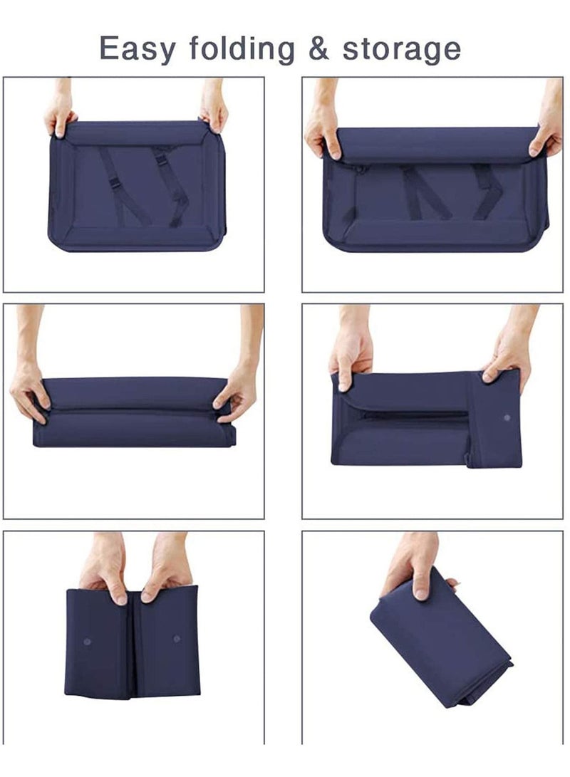 SYOSI Packing Cubes for Suitcase, 8 Pcs Suitcase Organiser Bags, Suitcase Travel Organiser, Hand Luggage Packing Cubes Value Set for Travel (Navy)  - Image 5