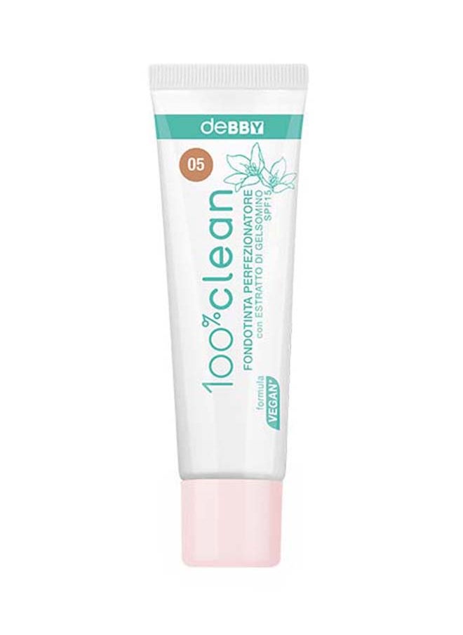Debby 100% Clean Perfecting Foundation 05 Caramel 