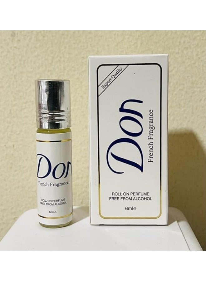 DON FRENCH FRAGRANCE OIL 6ML FREE FROM ALCOHOL (Aromatic) - Image 3