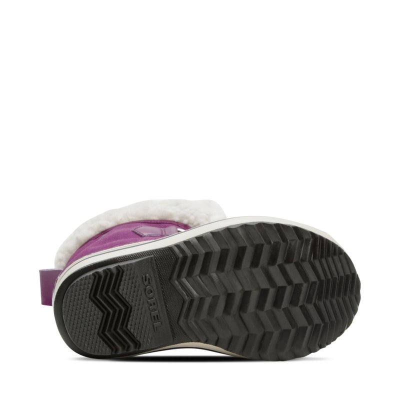 SOREL Children's Yoot Pac Nylon Waterproof Boot - Wild Iris, Dark Plum - 4 - Image 4