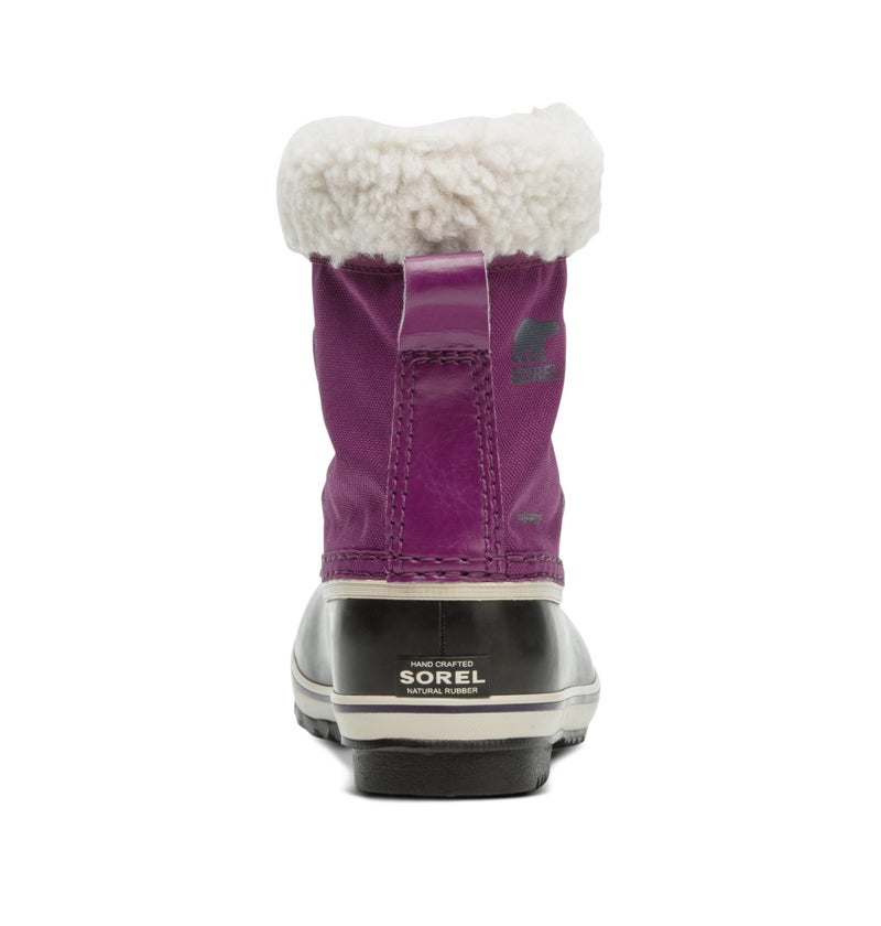 SOREL Children's Yoot Pac Nylon Waterproof Boot - Wild Iris, Dark Plum - 4 - Image 3