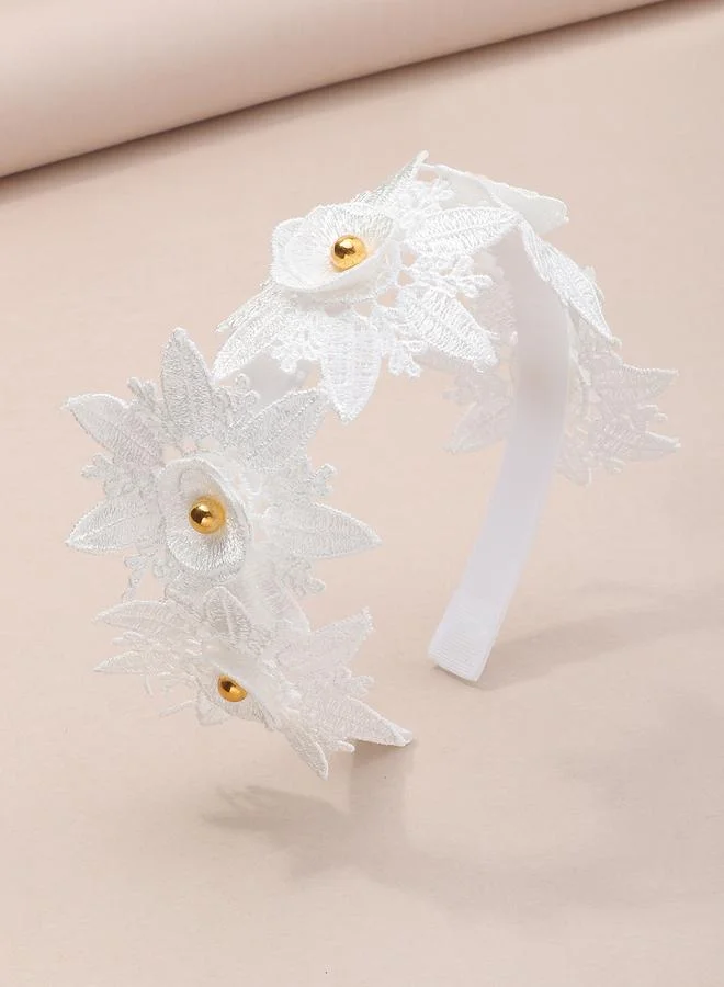 تايك تو Solid Flower Headband