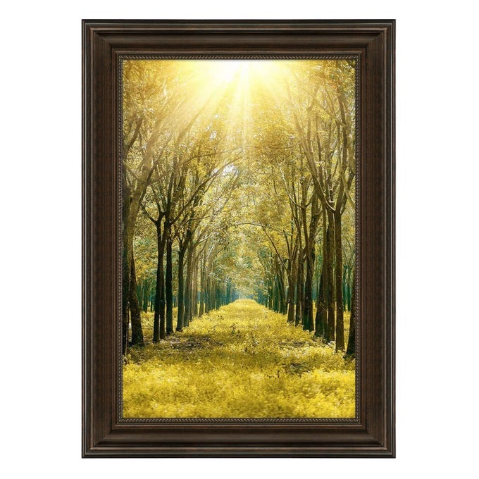 11X17 ORNATE PICTURE FRAME WITHOUT MAT FOR 11X17 PHOTOSHATTERRESISTANT GLASS SAWTOOTH HANGERS WALL MOUNT DISPLAYCOLOR BROWN