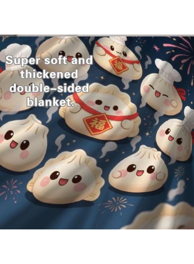 general Wisdom Fairy (latest) flannel thin blanket (warm and comfortable, suitable for sleep, game use, dust and sandproof) 150cm*200cm - 71 - Image 5