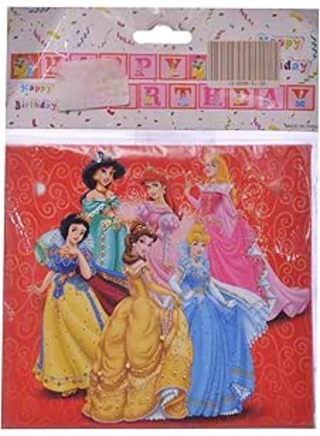 GTG TOYS Princess Party Decoration for Kids  Multi Color  4 Pieces - Image 3
