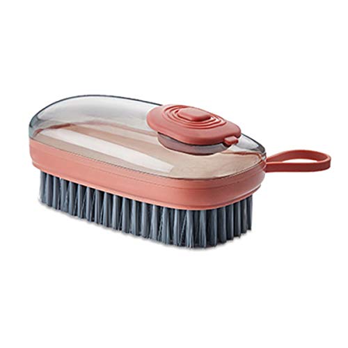 TOMATUS 1 PCS Multifunction Portable Laundry Shoe Scrub Brush (Orange) - Image 1