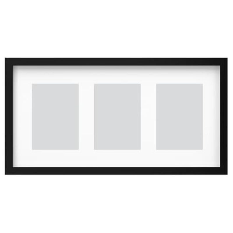 إطار ProTuning RÖDALM لـ 3 صور، 55x28 سم، أسود - Image 1