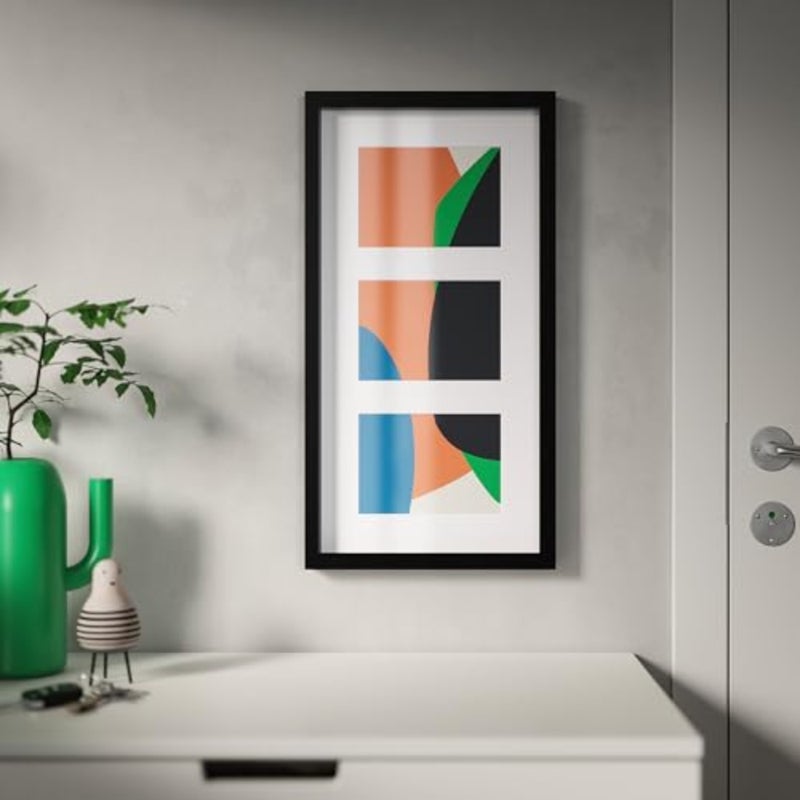 إطار ProTuning RÖDALM لـ 3 صور، 55x28 سم، أسود - Image 2