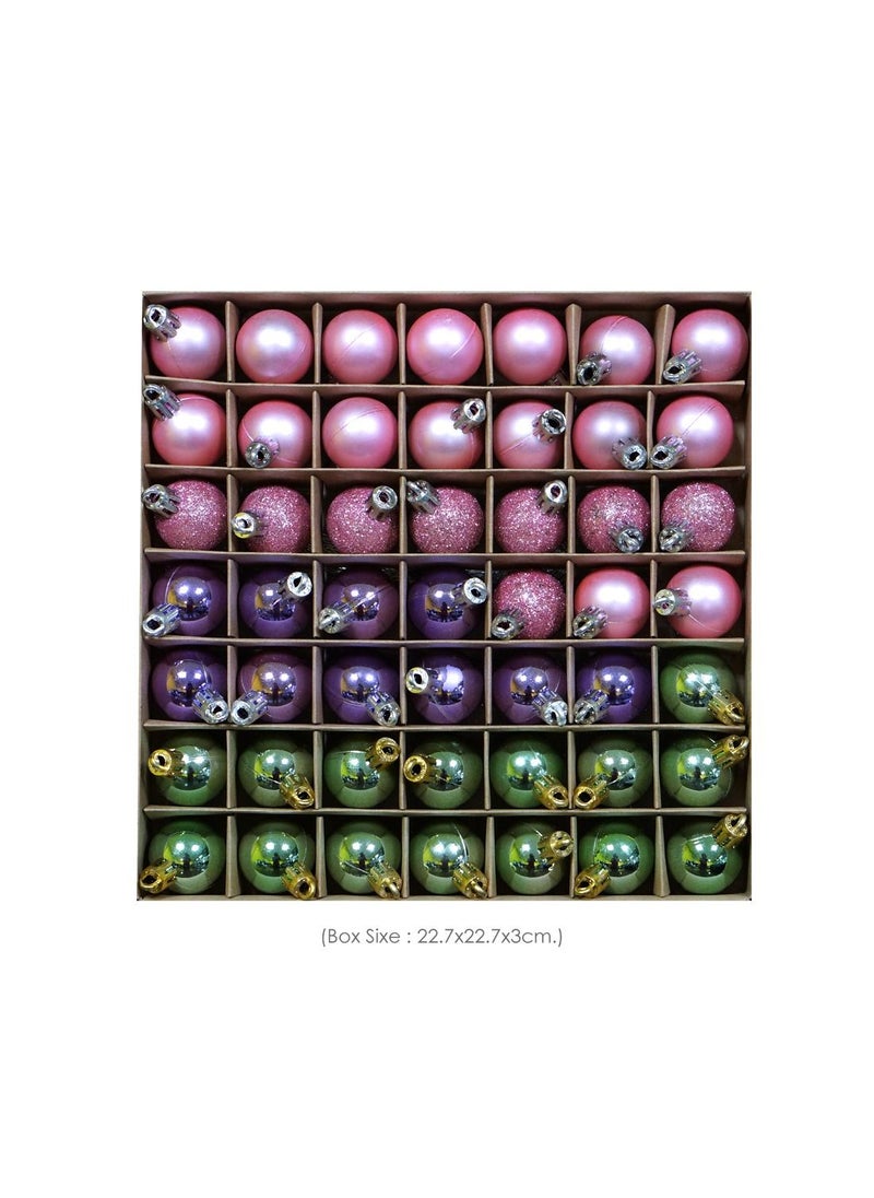AIWANTO 49Pcs Christmas Decorative Balls Accessories Christmas Decoration Set Home Decor Xmas Decor Ornaments Hanging Ball Ornaments Holiday Party  - Image 2
