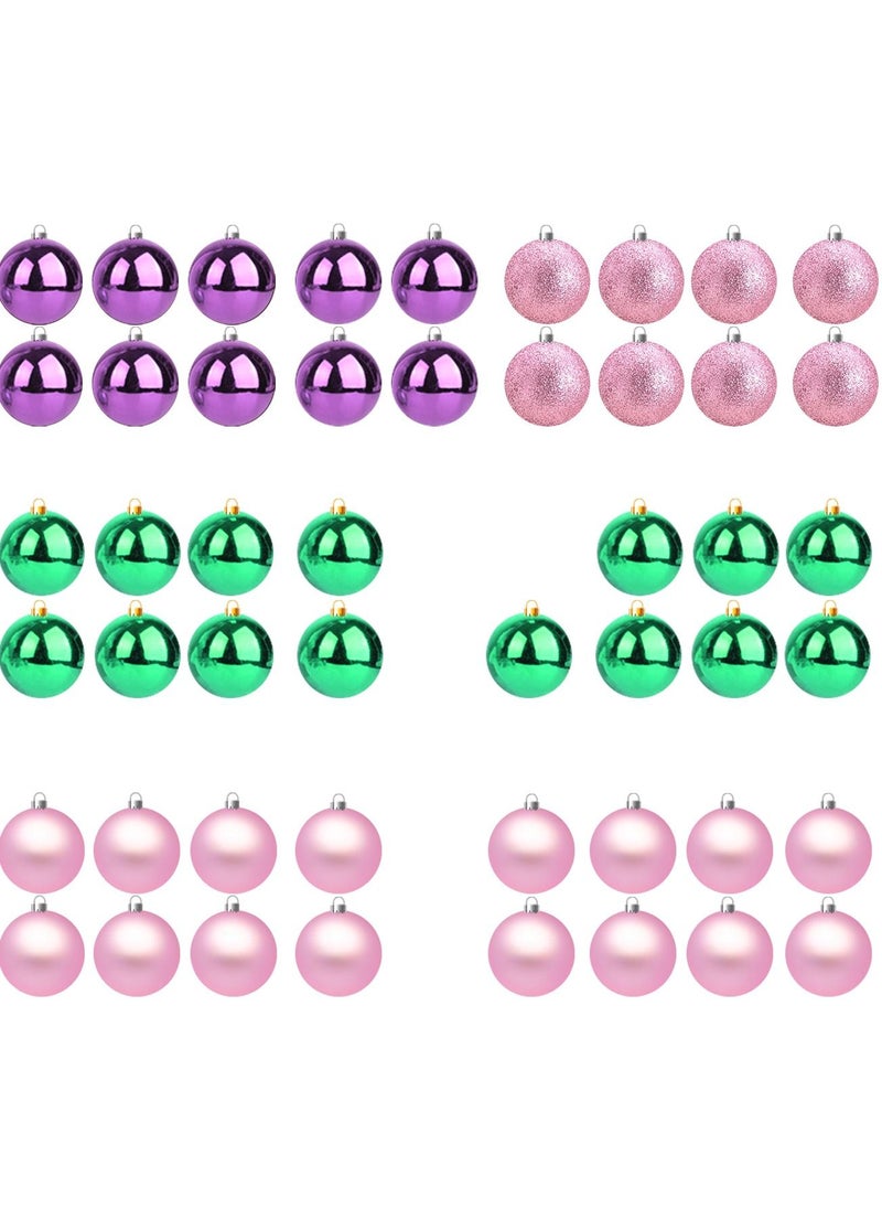 AIWANTO 49Pcs Christmas Decorative Balls Accessories Christmas Decoration Set Home Decor Xmas Decor Ornaments Hanging Ball Ornaments Holiday Party  - Image 1