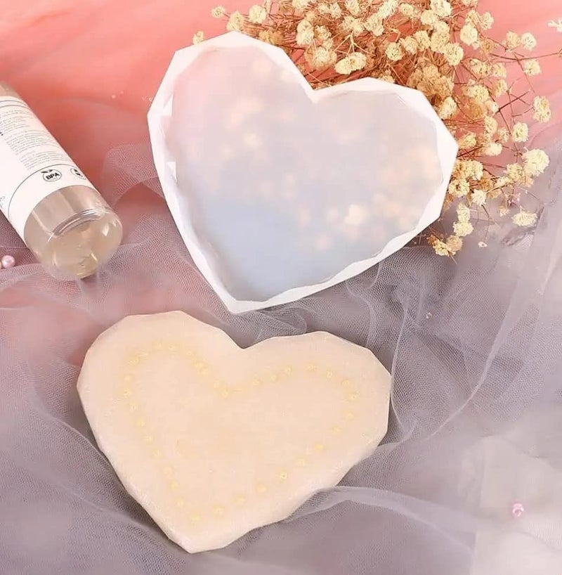 AmigozZ قالب سيليكون متعدد الاستخدامات على شكل قلب مقطوع بالألماس من أميغوز - Image 4