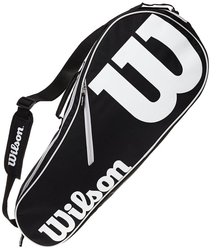 Wilson Advantage II Triple Tennis Racket Bag - Black/White, Holds up to 3 Rackets - Image 3