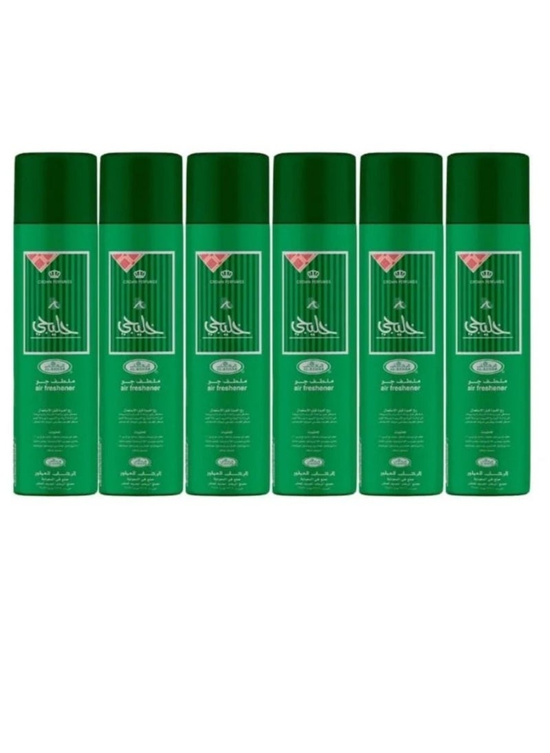 Al Rehab Khaliji Air Freshener 300 ml 6 pieces 
