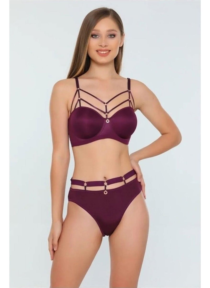 Le Jardin - Women's Underwire Non-Supported Bra Panty Set 5045 - 1 Piece - Image 1