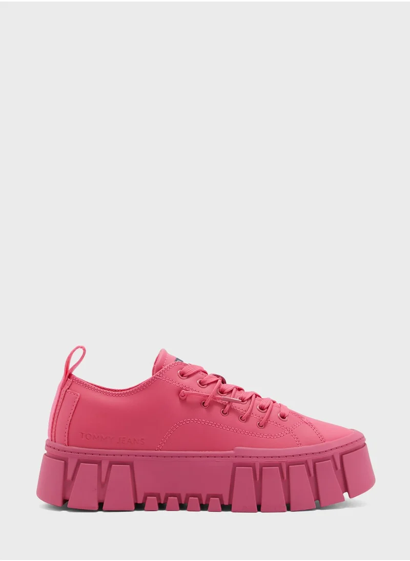 TOMMY JEANS Lace Up Low Top Sneakers