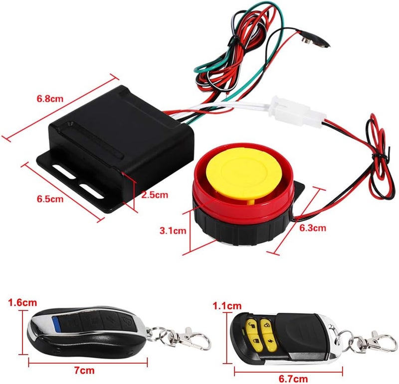 comfrt Motorcycle Security Kit Anti-Theft Alarm System Remote Control Engine Start Master Racing Alarm System Of Motorcycle - Image 4