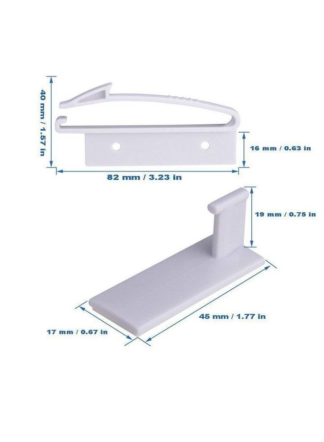 Coolrunner Child Safety Drawer Locks Safety Invisible Drawer Latches With Strong Adhesive For Baby Careonly Fit For Some Drawer Please See Below Before Buying(4 Pack) - Image 4