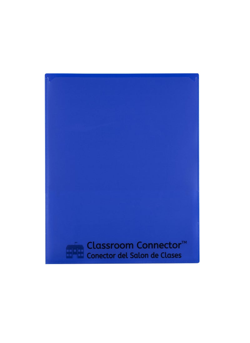 C-Line C-Line Classroom Connector School-to-Home Folders, Blue, 25 per Box (32005)  - Image 1