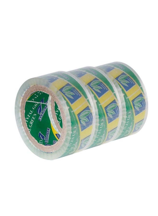 شريط لاصق قوي شفاف بطول 200 ياردة-3 بكرات