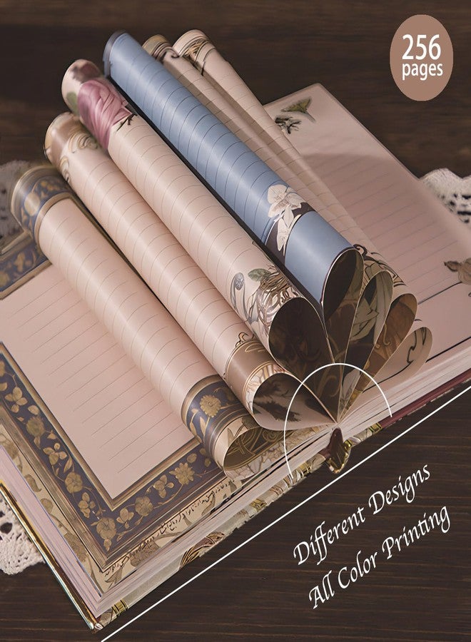 ipoul Fancy Notebook for Women, Gilded Journal Hardcover, 256 Full Color Pages, 5x7 Small Beautiful Journal, Alphonse Mucha Night's Rest, Art Gift for Her Personal Journal. - Image 5