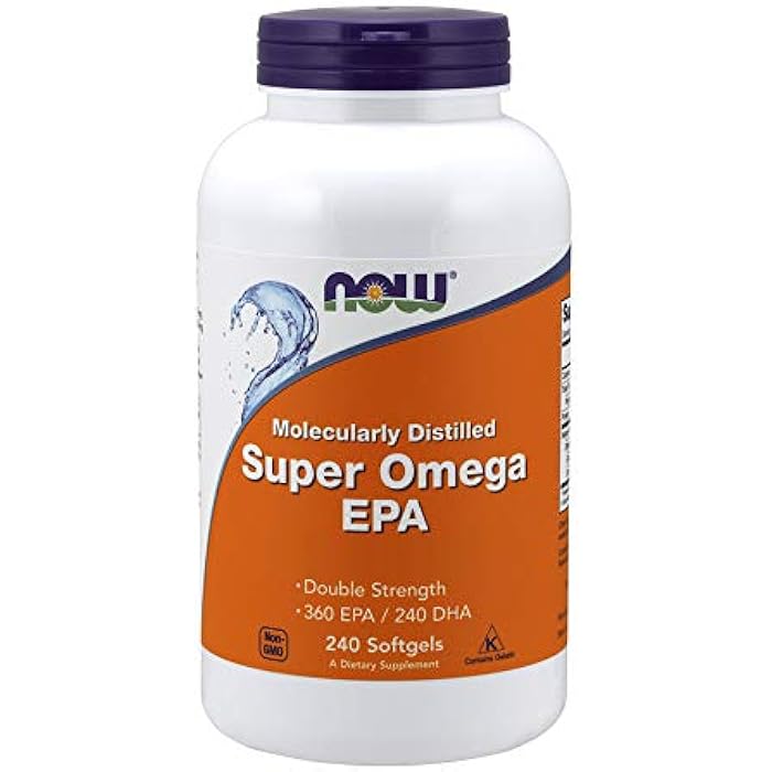 Supplements, Super Omega EPA, 360 EPA / 240 DHA, Molecularly Distilled, Cardiovascular Support*, 240 Softgels